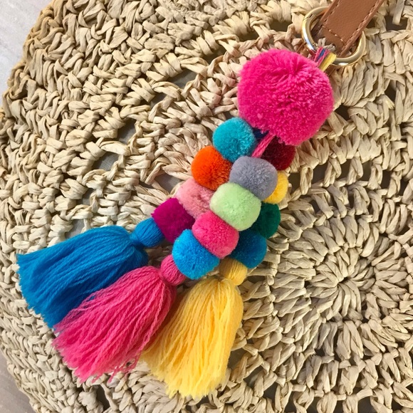 Blue Mandala Other - 🎊Fun Colorful Pom-Pom Tassel🎊